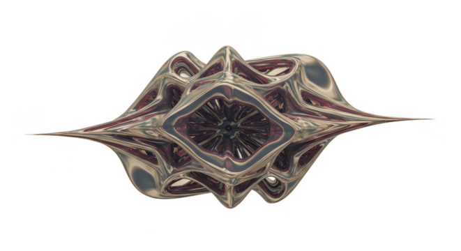 Futuristic 3D Cityscape View Structure Modern Architecture Transparent