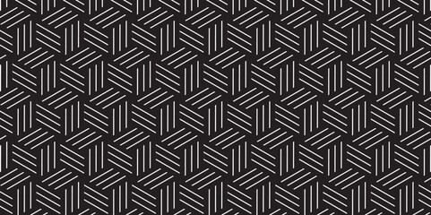 Futuristic minimal honeycomb mosaic gray background. Modern hexagon seamless vector pattern. Seamless pattern with hexagon fabric geometric pattern. Abstract ornament diamond tile design.	
