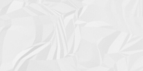 Crumpled paper Blank white crumpled and creased paper poster.	