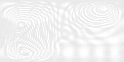 Halftone Wave Grid Background vector eps10