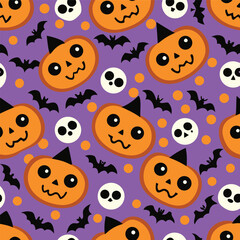 Halloween Seamless Pattern | Spooky and Creepy Design