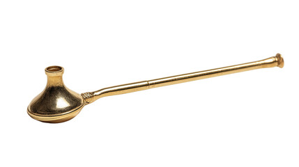 Candle snuffer with brass handle background isolated on a Transparent background, PNG file.