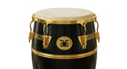 Isolated Conga Drum Musical Instrument Percussion Rhythm on PNG