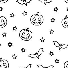 Halloween Seamless Pattern | Spooky and Creepy Design