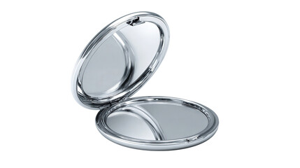 Compact mirror background isolated on a Transparent background, PNG file.