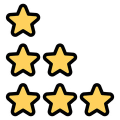Rating Stars Icon
