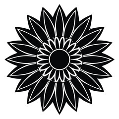 Radiating Mandala-Inspired Artwork