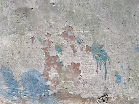 textura pared de yeso con manchas y resquebrajada