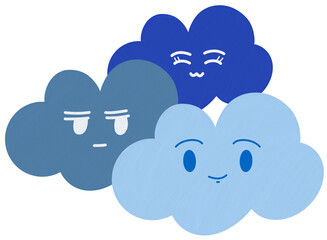 구름 자연 삼형제