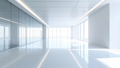 Obraz premium Modern empty office space