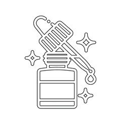 Minimalist vector illustration of skin care product bottles with natural green leaves. Perfect for organic cosmetic branding, beauty packaging, and wellness product labels.