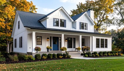 Modern farmhouse exterior