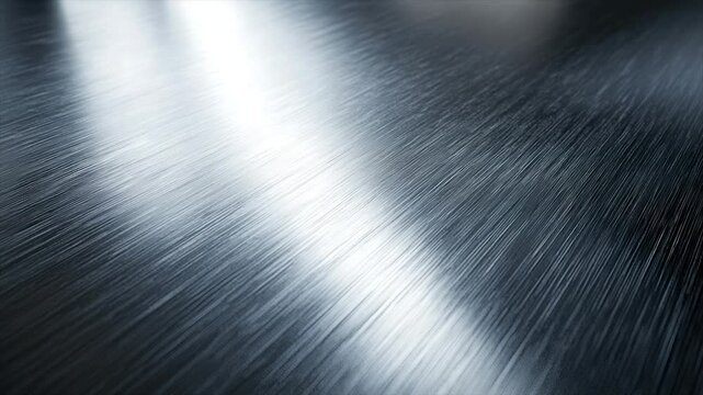 Brushed metal texture with light reflections