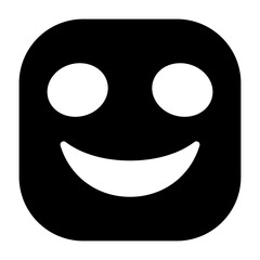 Slightly Smiling Face Vector Icon