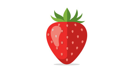 Fresh Strawberry Graphic: Simple Icon