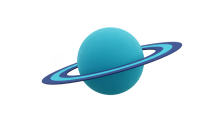 Uranus Planet Rings Space Astronomy Blue Galaxy Universe PNG