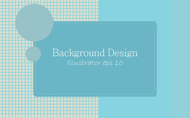 Blue geometric background text box graphic design