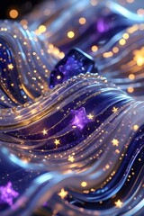 "Celestial Glass Tapestry" background