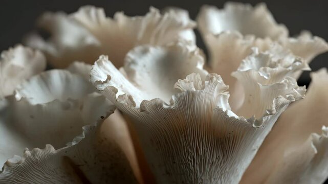 mushroom on black