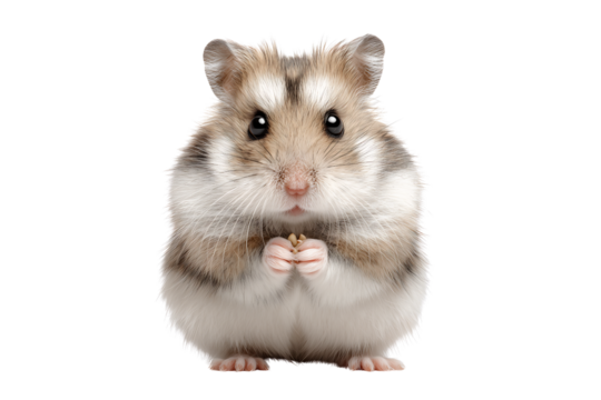 Hamster, isolated on transparent background