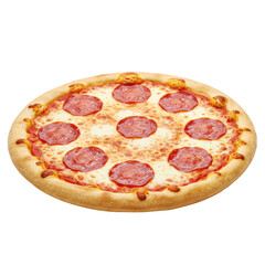 Pepperoni Pizza Food Italian Cheese Meal Transparent Background
