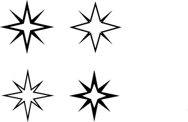 Creating Stellar Sparkle A Guide to Designing Various Star Shapes in Vector Graphics for Distinctive Elements and Iconography