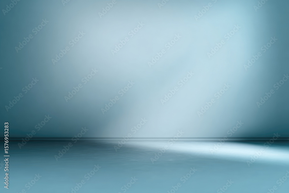 Poster blue gray white light gradient empty studio room backdrop wallpaper abstract background blurred. use