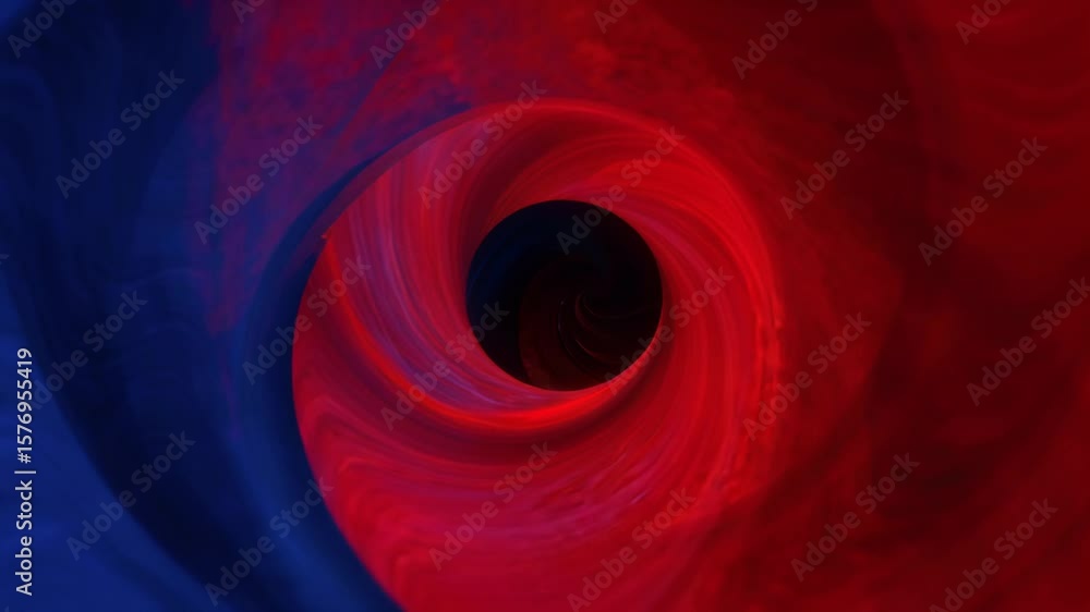 Poster abstract swirling colors in fluid motion animated background