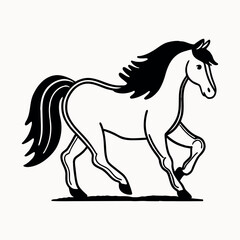  A hours silhouette, line art vector