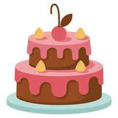 cake with cherry