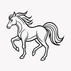  A hours silhouette, line art vector