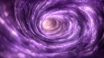 A swirling vortex of deep purple and light.