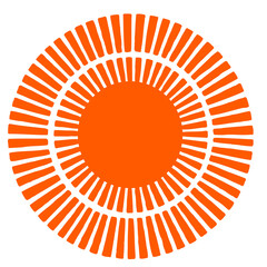 Patrón circular vectorial con rayas diagonales para diseño gráfico

