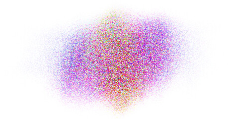 Abstract colorful dot pattern background with white space for text