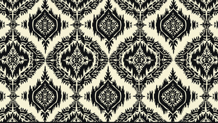 Yakan Cloth Filipino, Geometric Pattern – Intricate Seamless Ornamental Design for Textile, Fabric, and Traditional Art