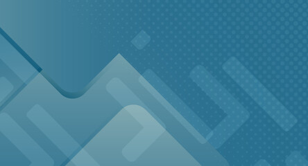 Soft blue backdrop showcases semi-transparent geometric shapes alongside a subtle halftone dot pattern, blending minimalist design with a soothing, modern aesthetic creating depth