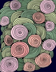 abstract seamless pattern with circles