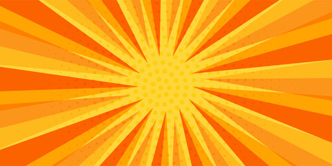 Fototapeta premium Abstract orange banner background. Graphic design banner pattern background template with dynamic curve shapes