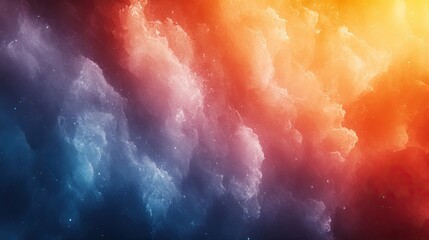 Abstract swirling shapes in vibrant color gradients.