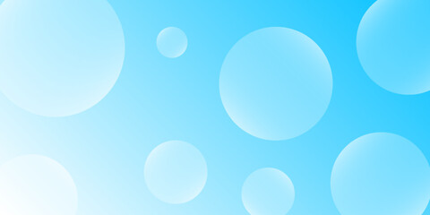 A light blue gradient vector background with soft, semi-transparent circular bubbles. It conveys a clean, refreshing, and airy visual style ideal for modern designs.