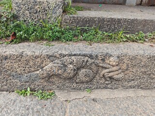 A spiritually resonant view of Thirukazhukundram, Tamil Nadu, India, capturing both the hilltop Vedagiriswarar Temple and the ancient foothill temple complex. The hill temple, dedicated to Lord Shiva,