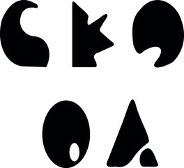 black and white cat art 