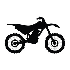 Fototapeta premium silhouette of a motorcycle
