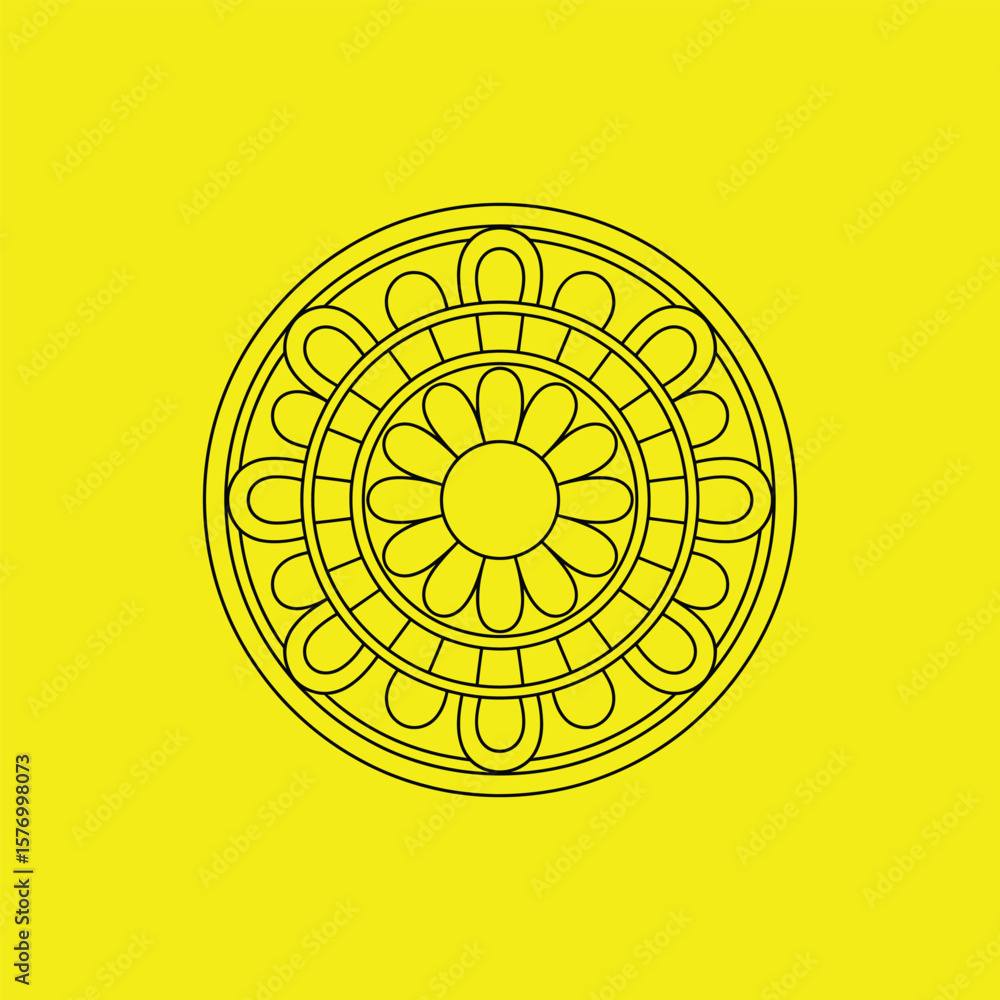 Sticker abstract vector background illustration featuring a sun symbol design, perfect for web pattern eleme