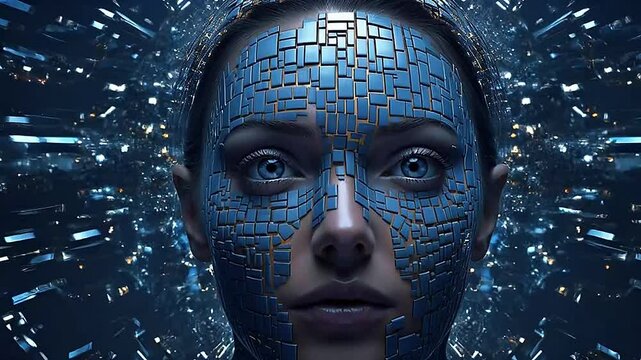 eeg Almighty in Delfts Blauw realistis, highly detailed,ai generatif