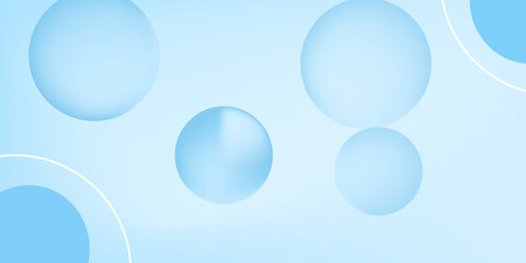 Abstract geometric background gradient soft light blue bokeh for Graphic Business background hitech technology digital design illustration web template background backdrop desktop wallpaper bubbles