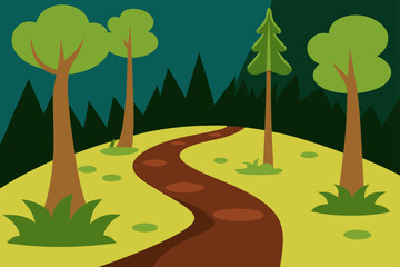 Charming cartoon illustration of a colorful whimsical cityscape with buildings and plants isolated on white background isolated on transparent background