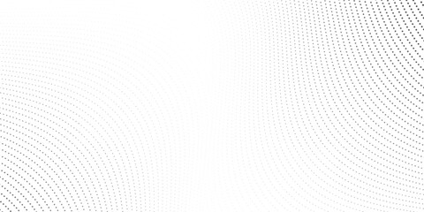Dotted gradient halftone background. Horizontal seamless dots pattern in pop art style.