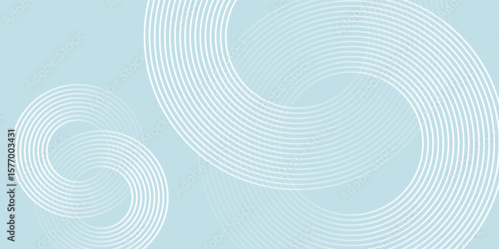 Poster modern abstract background. glossy white gradient circle lines. minimal geometric pattern.