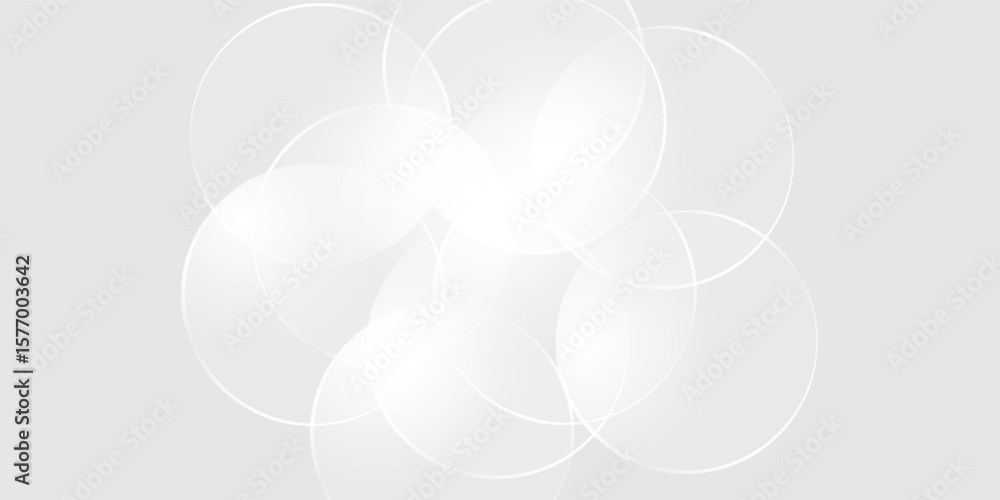 Poster modern graphic design element circles style concept for banner. vector